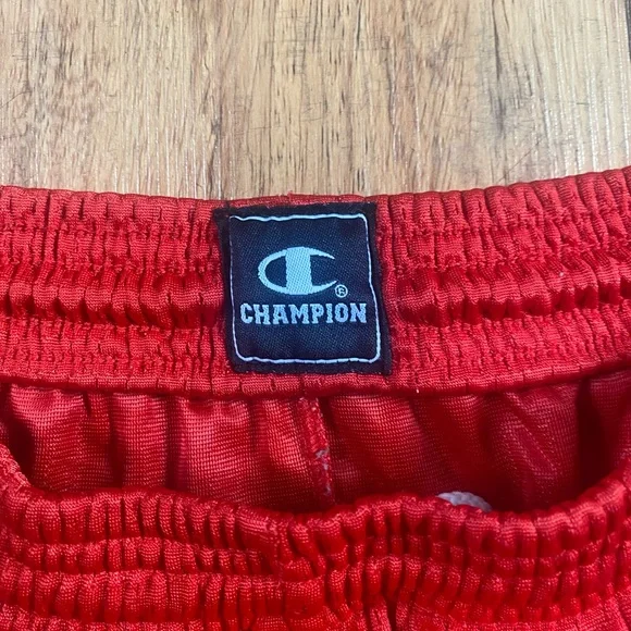 Champion Red Athletic Basketball Shorts - Picture 3 of 6